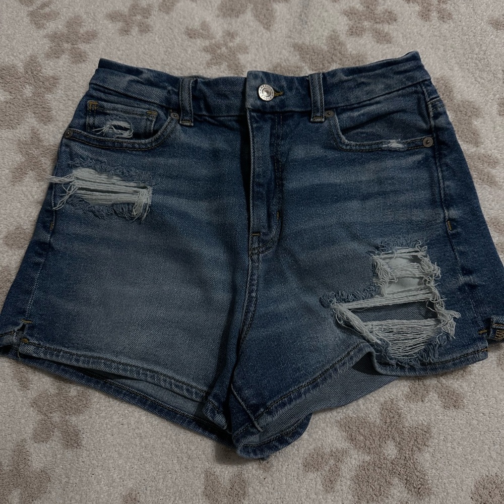 Denim Distressed Women's Shorts